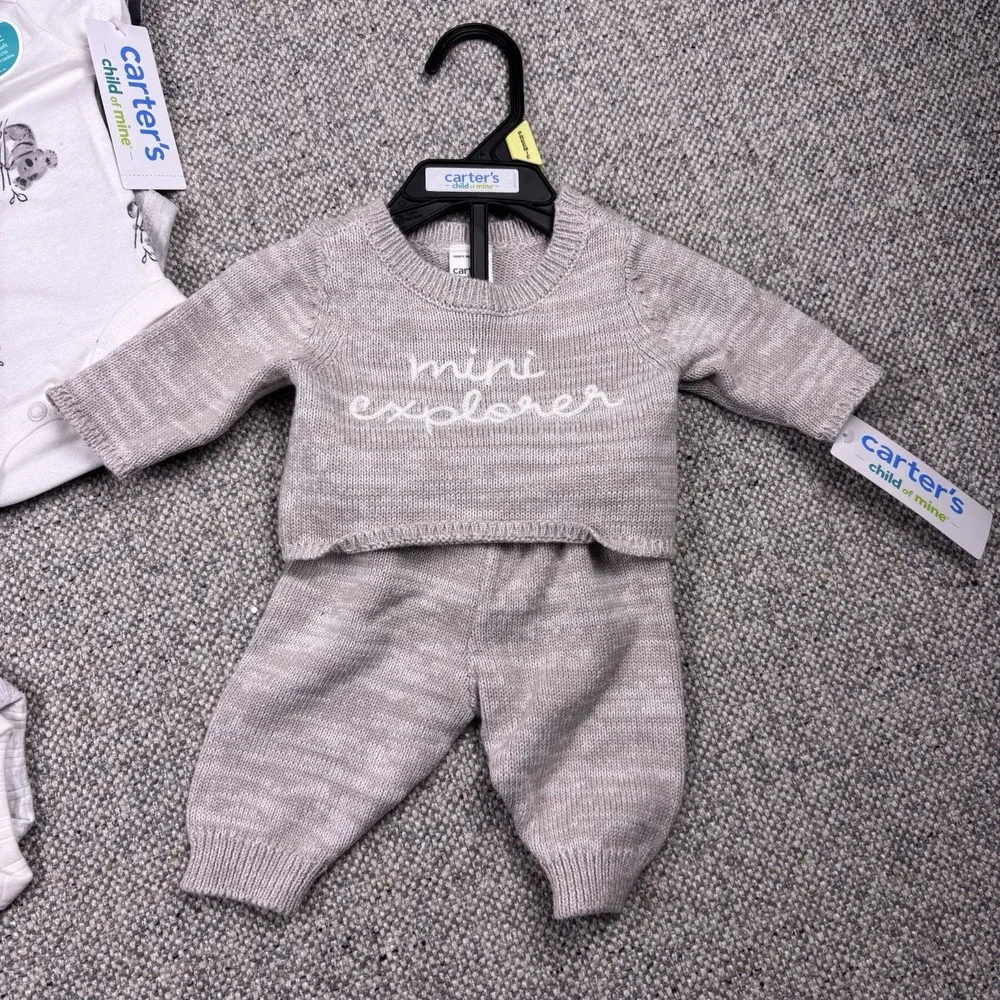 Carter's Child of Mine 6-Piece Infant Apparel Bundle Preemie New